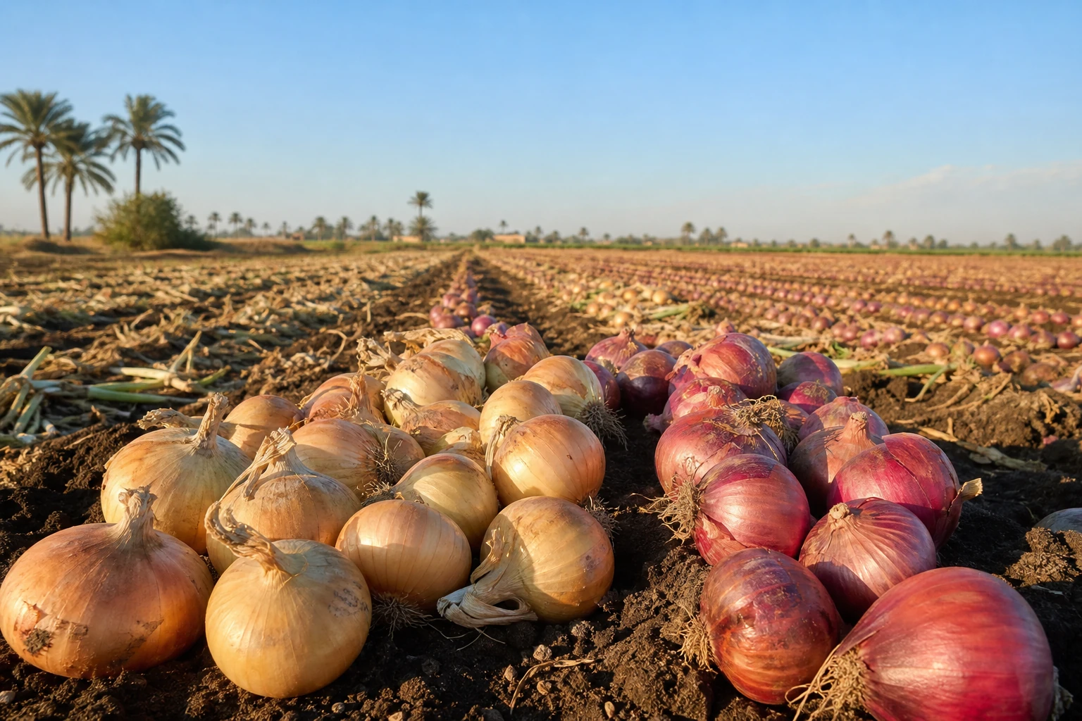 Golden & Red Onions 2